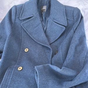 The Limited Navy Blue Peacoat